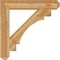 Ekena Millwork Merced Craftsman Rough Sawn Bracket, Western Red Cedar, 6"W x 40"D x 40"H BKT06X40X40MRC04RWR - alternate 2